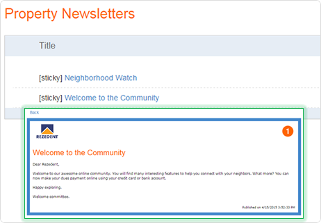 Property Newsletter